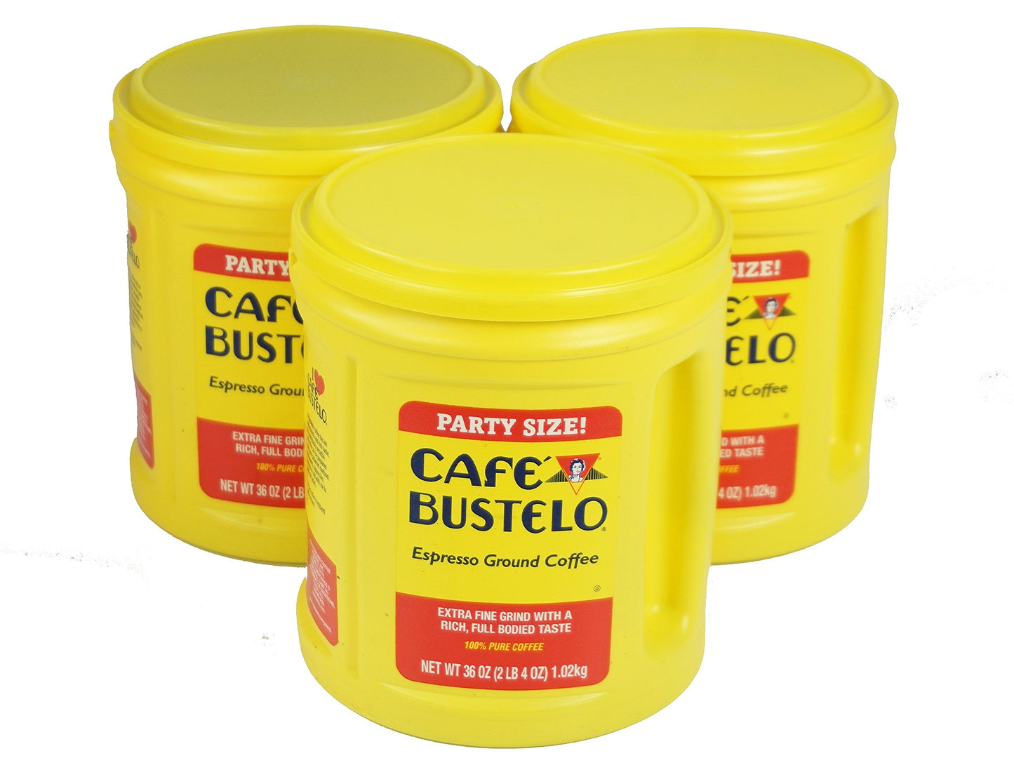 Caf   Bustelo Espresso Dark Roast Ground Coffee, 36 Ounce (Pack of 3)