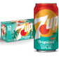 7UP Tropical Soda  12 fl oz cans  12 pack