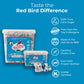 Red Bird Blue Raspberry Candy, Individually Wrapped, Unique Candy, 22 oz Tub