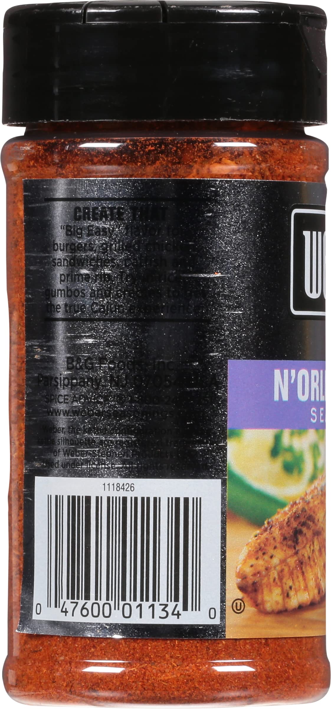 Weber N Orleans Cajun Seasoning, 5 oz (Pack of 6)