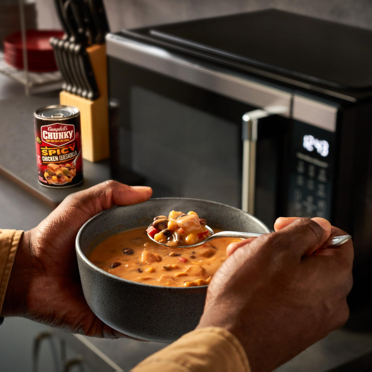 Campbell's Chunky Soup, Spicy Chicken Quesadilla Soup, 18.8 oz Can