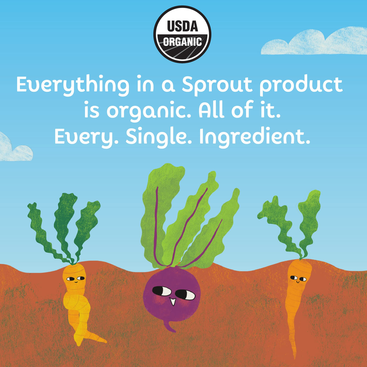 Sprout Organics Superblend With Strawberry Banana And Butternut Squash, 4 Oz Pouch