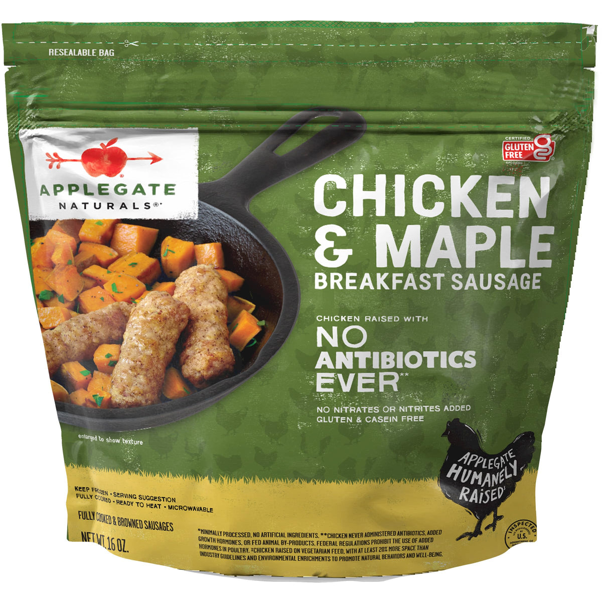 Applegate Naturals Chicken & Maple Breakfast Sausage Links Family Size