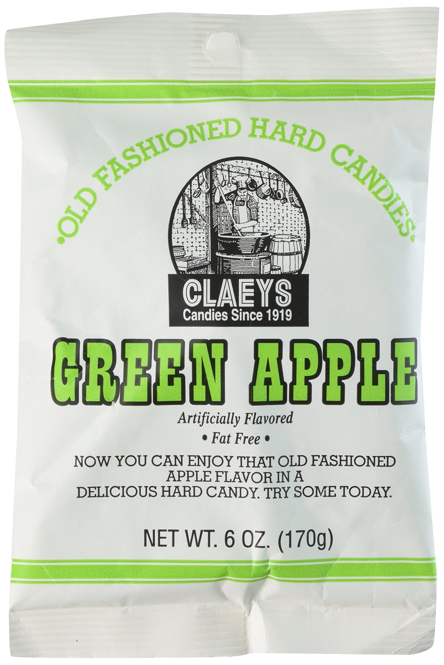 Claey'S Green Apple Hard Candy (2 Bags)
