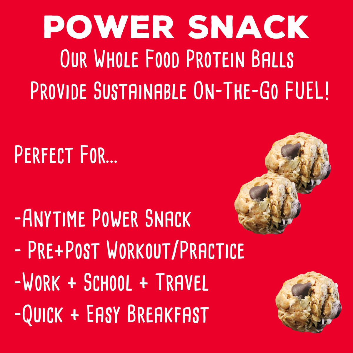 simplyFUEL Whole Food Protein Balls with Probiotics - Chocolate Coconut Peanut Butter Snacks - 8g Protein Snack - Gluten Free En