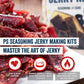 Ps Seasoning Jerky Seasoning And Cure Kit (Smoky Hickory) - Award-Winning Diy Beef Jerky Making Kit With Seasoning Mix & Cure - Oven, Smoker, Dehydrator - Great For Beef, Turkey, Venison, Wild Game