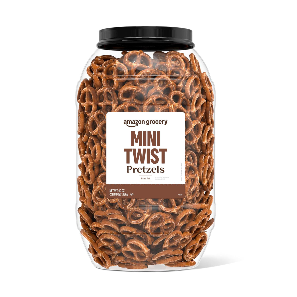 Amazon Grocery Mini Twist Pretzels, 40 Oz, Pack of 1, Previously Happy Belly, Packaging May Vary