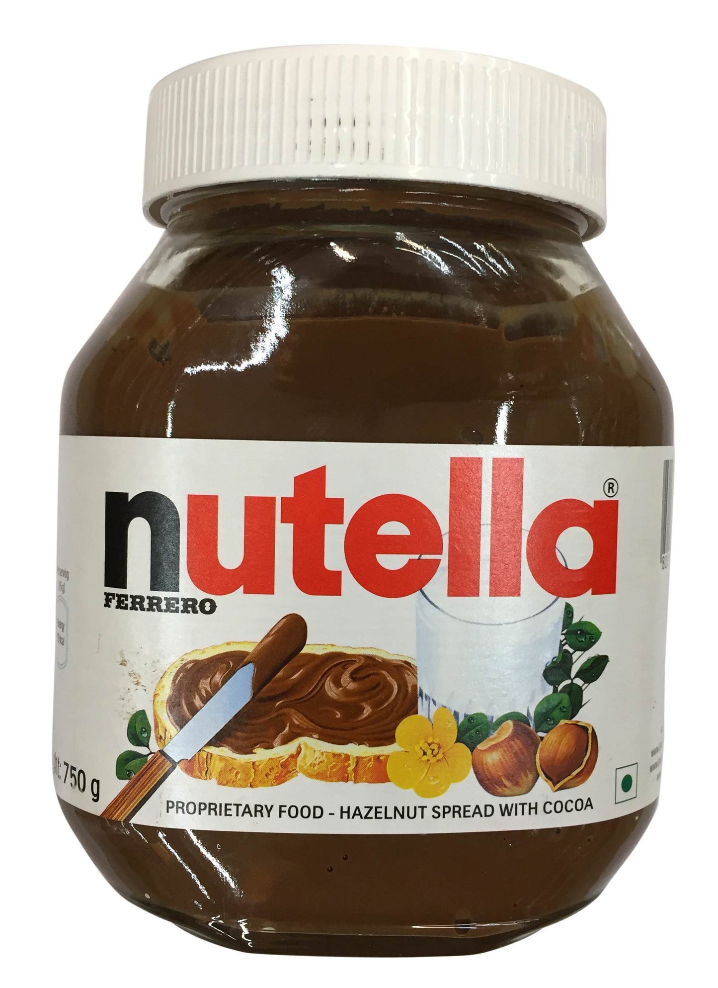 Nutella Hazelnut Spread - with Cocoa, 750g Jar