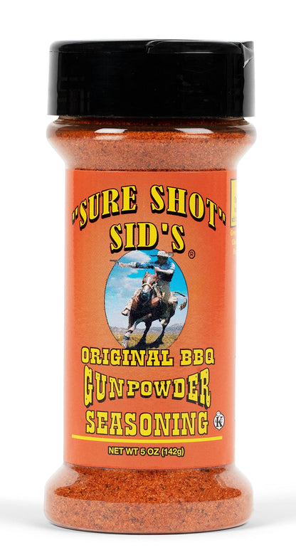 Sure Shot Sids Original BBQ Gunpowder Seasoning 5oz