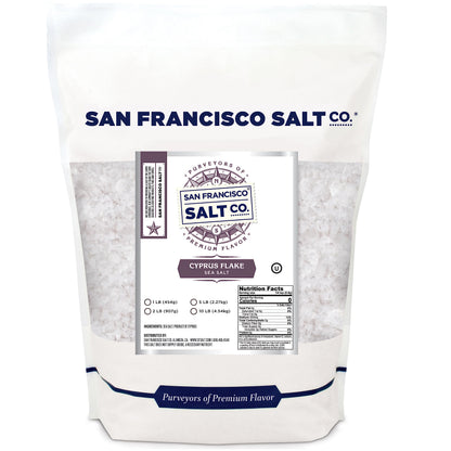 Cyprus Flake Salt 2 lb. Bag - San Francisco Salt Company