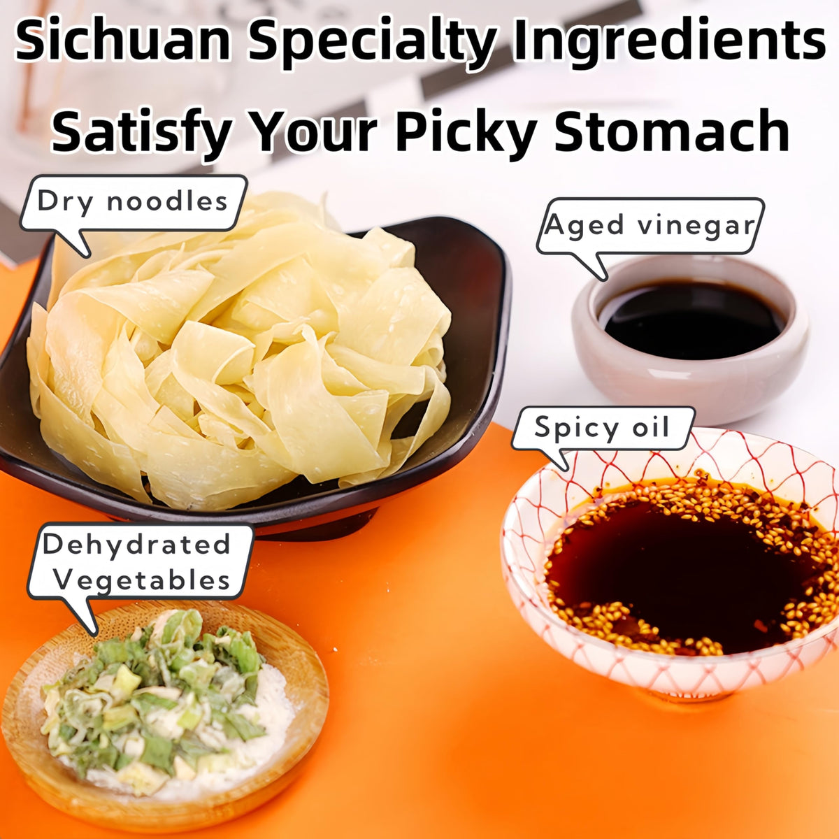 Asian Red Oil Spicy Noodle, Sichuan Chili Oil Wide Noodles, Chinese chewy Instant Ramen Noodles, Non-fried flat noodles snacks ?