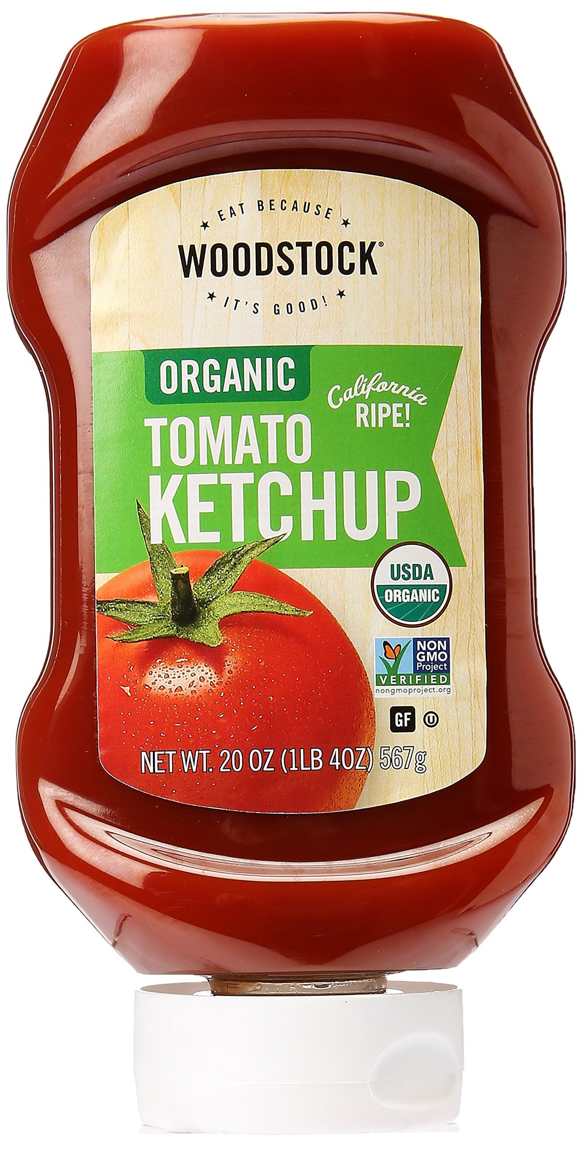 Woodstock Organic Tomato Ketchup, 20 Oz
