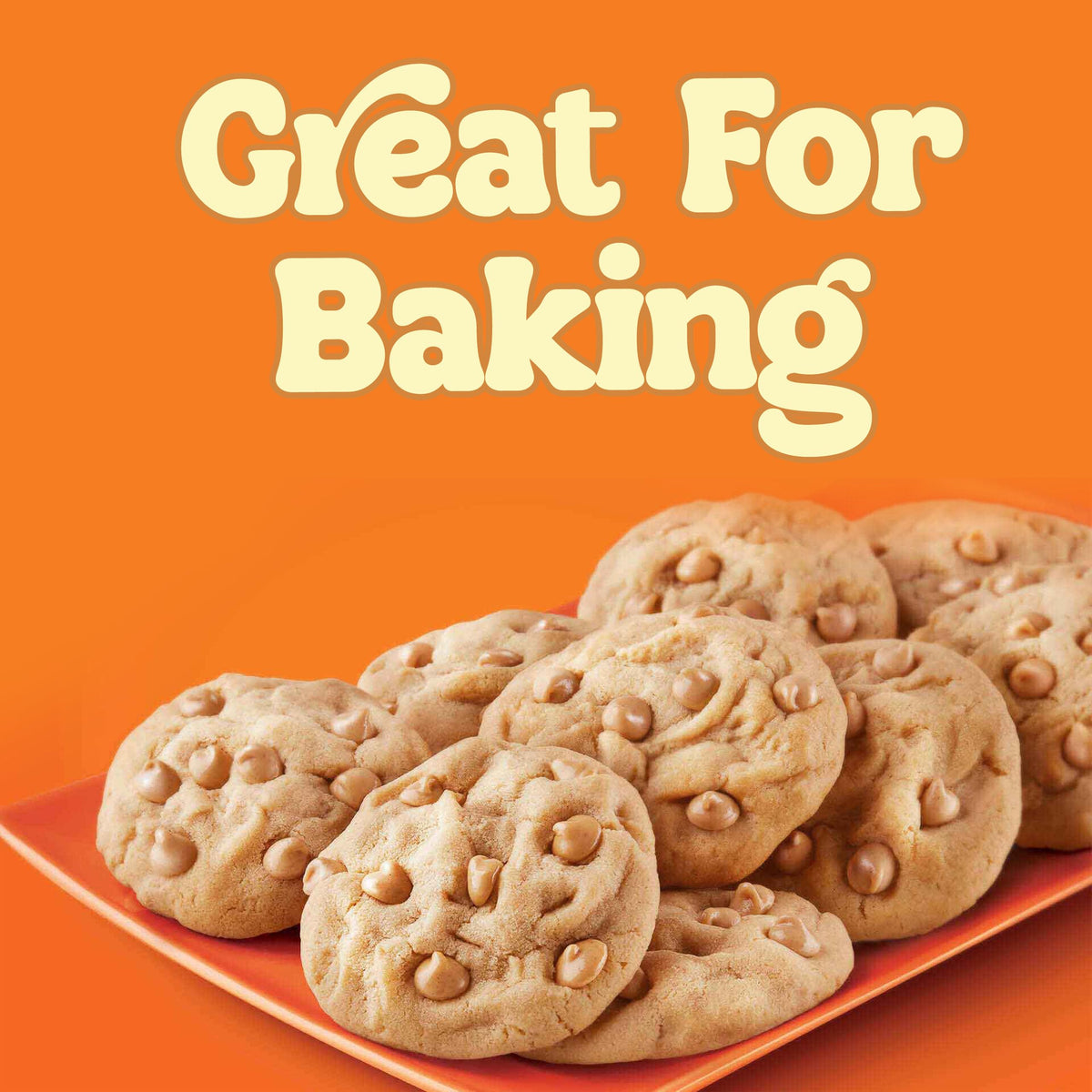 Reese Sugar Free Peanut Butter Baking Chips, 2 Lbs Bulk Zero Sugar Peanut Butter Chips, Smooth And Creamy Gluten Free Chips For