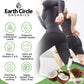 Earth Circle Organics Premium Ultra-Pure Unrefined Cold Pressed Organic Extra Virgin Coconut Oil - Gluten-Free, Keto & Paleo Fri