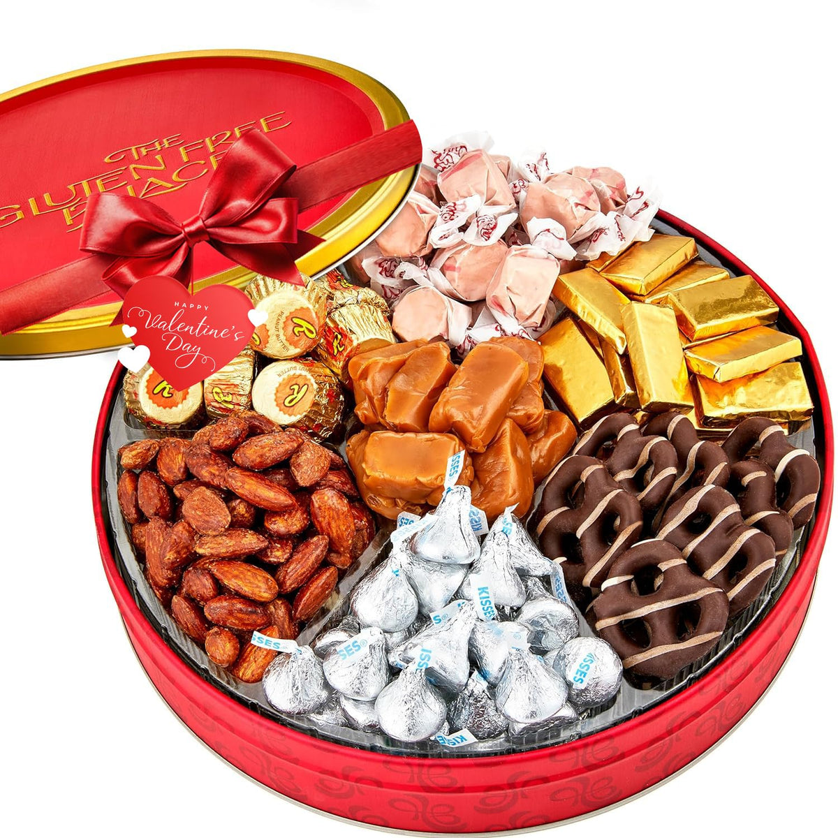 Gluten Free Palace Assorted Candy Gift Basket – Variety Of Nuts &   For Birthday, Thank You, Mature-Themeds, Men & Women
