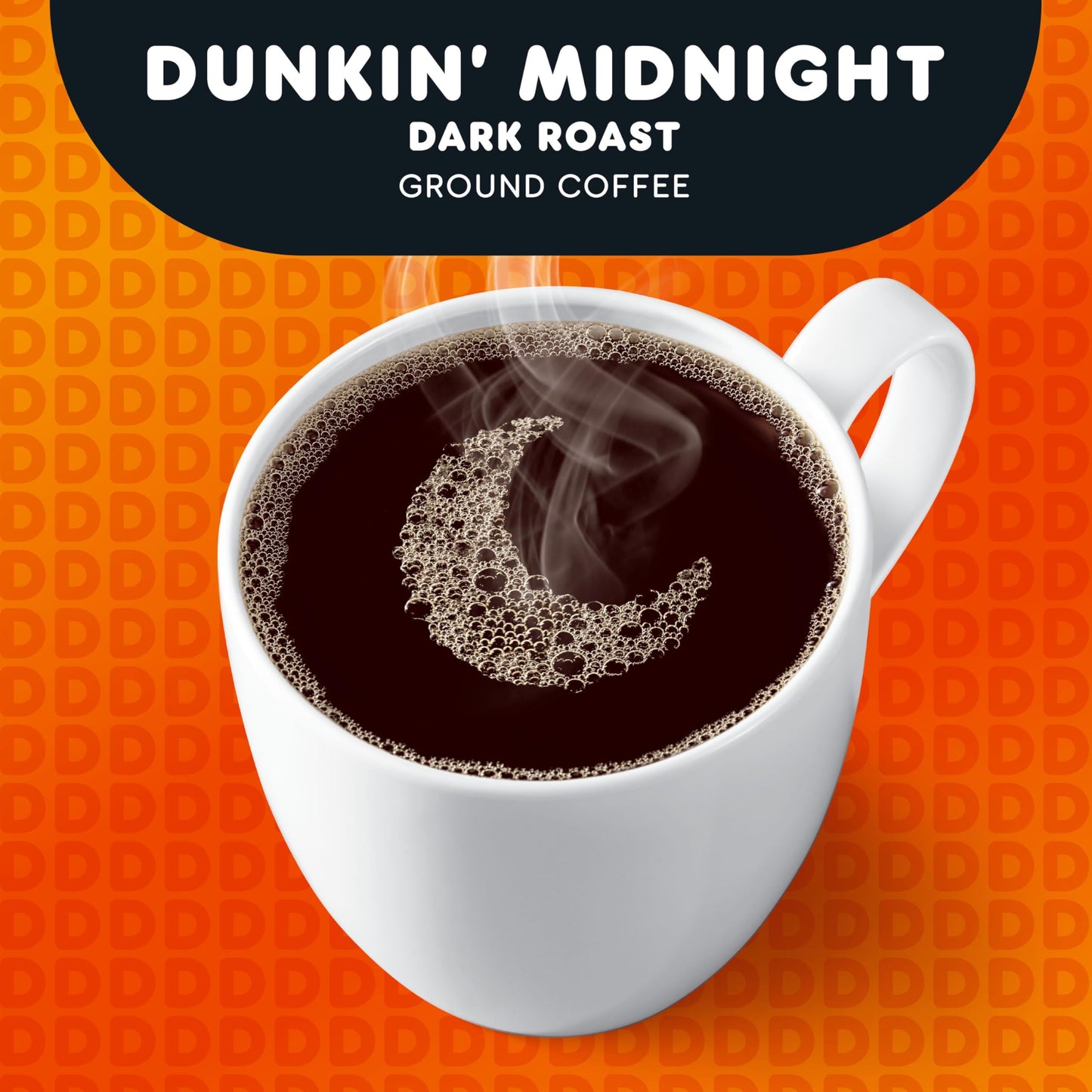Dunkin Midnight Dark Roast Ground Coffee, 16.5 Ounce