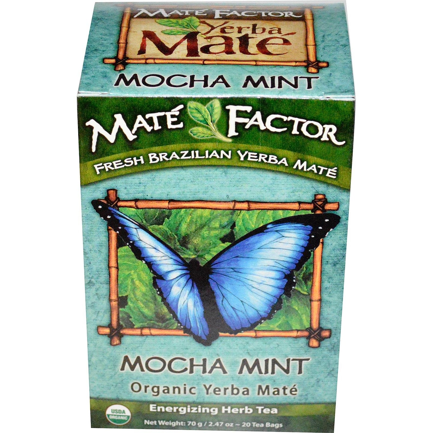 Mocha Mint Organic Yerba Mate20 Bagmate Factor