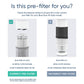 Blueair Blue Pure 411 Auto Light Gray Pre-Filter, Washable Fabric Traps Pollen, Pet Hair  Dust,Awinter Reed