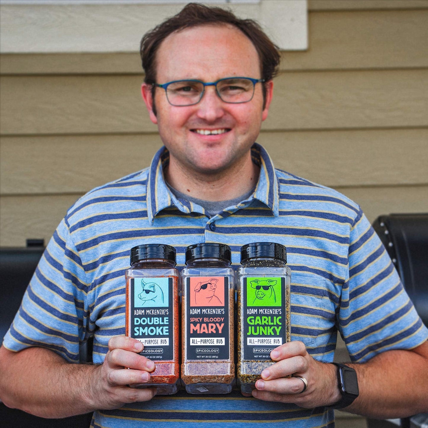 Spiceology & Adam McKenzie - Garlic Junkie - All-Purpose Seasoning, BBQ Rubs and Spice Blends - Use On: Beef Brisket, Corned Bee