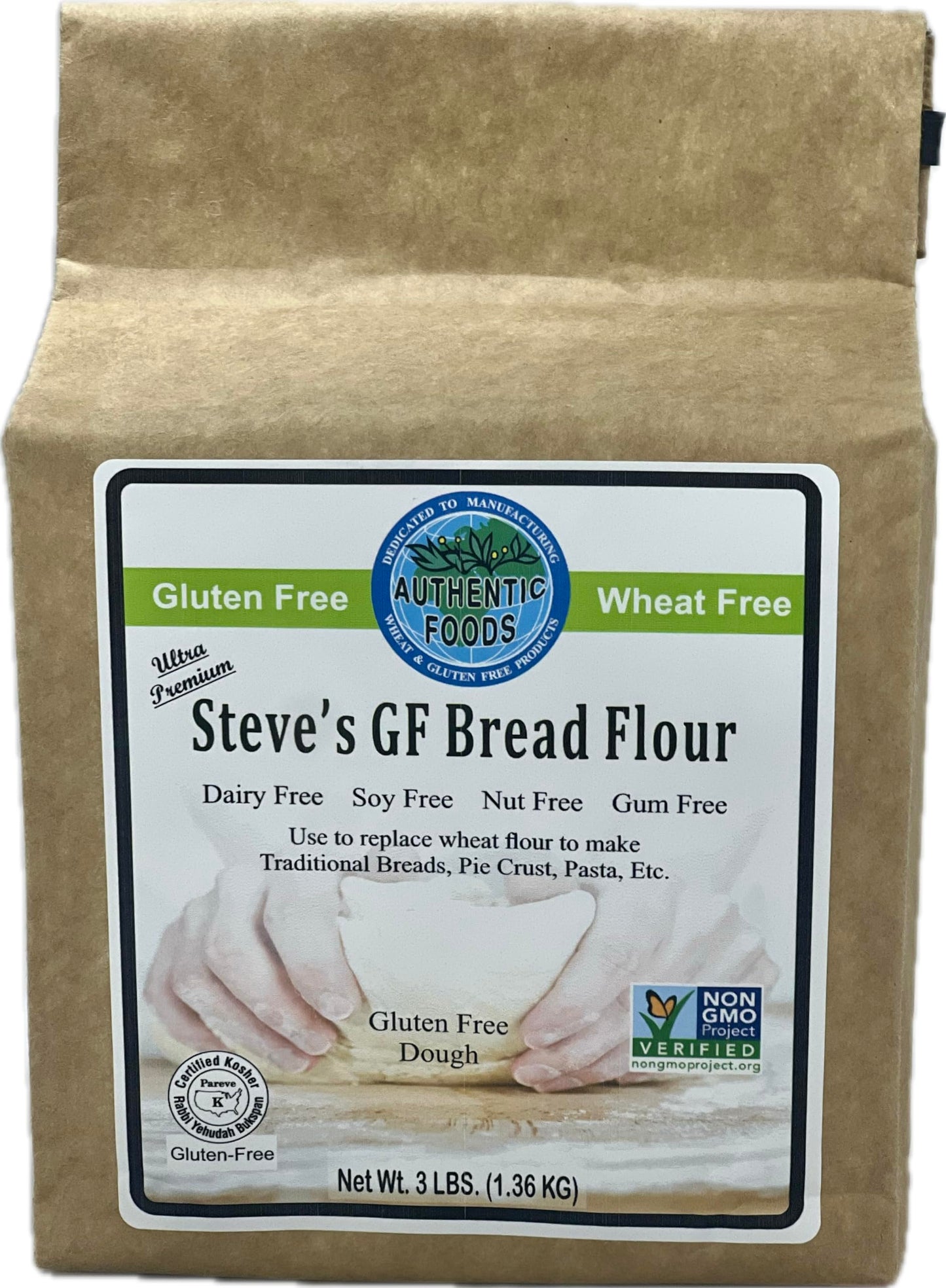 Steve'S Gf Bread Flour Blend By Authentic Foods