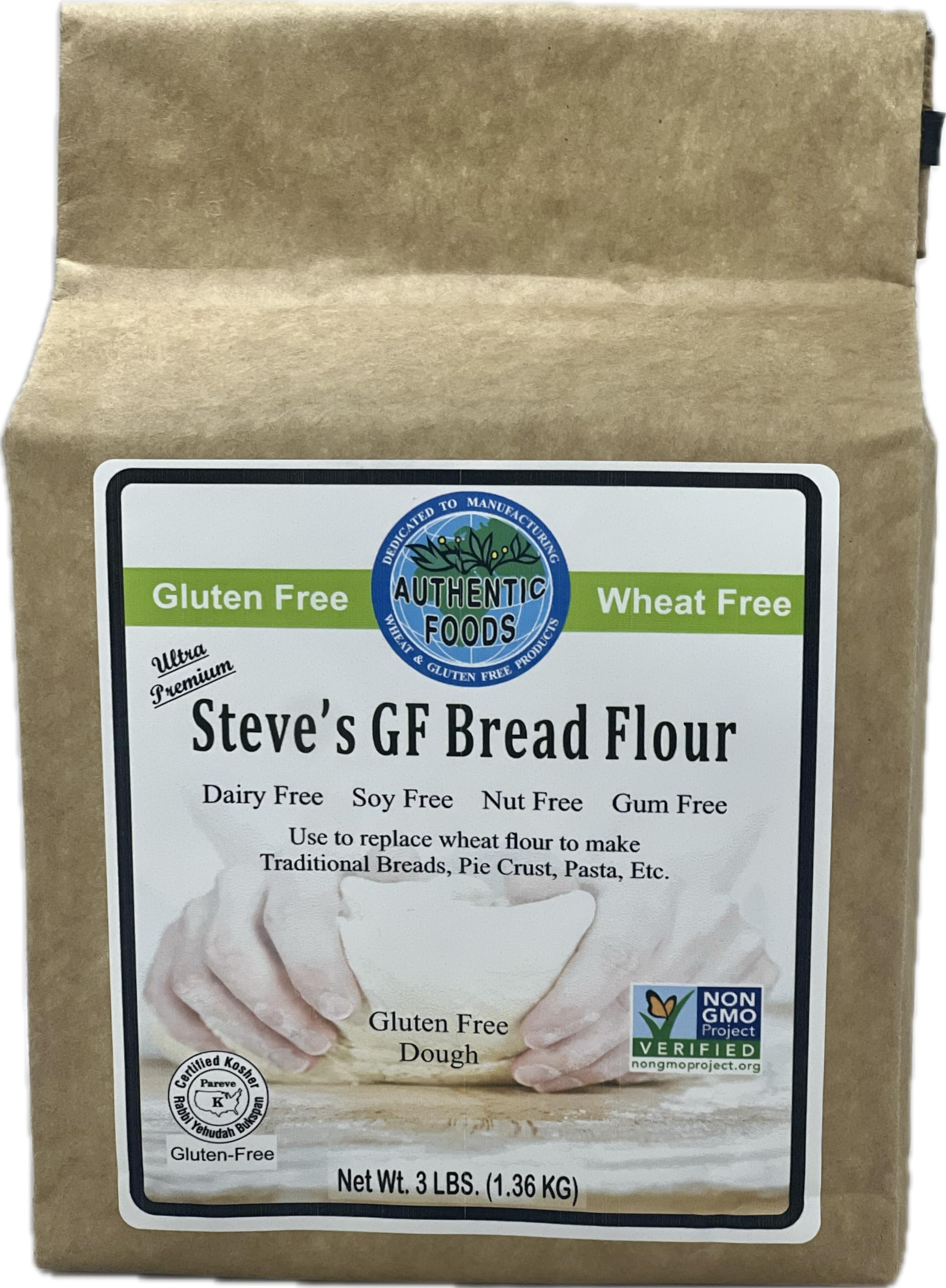 Steve'S Gf Bread Flour Blend By Authentic Foods