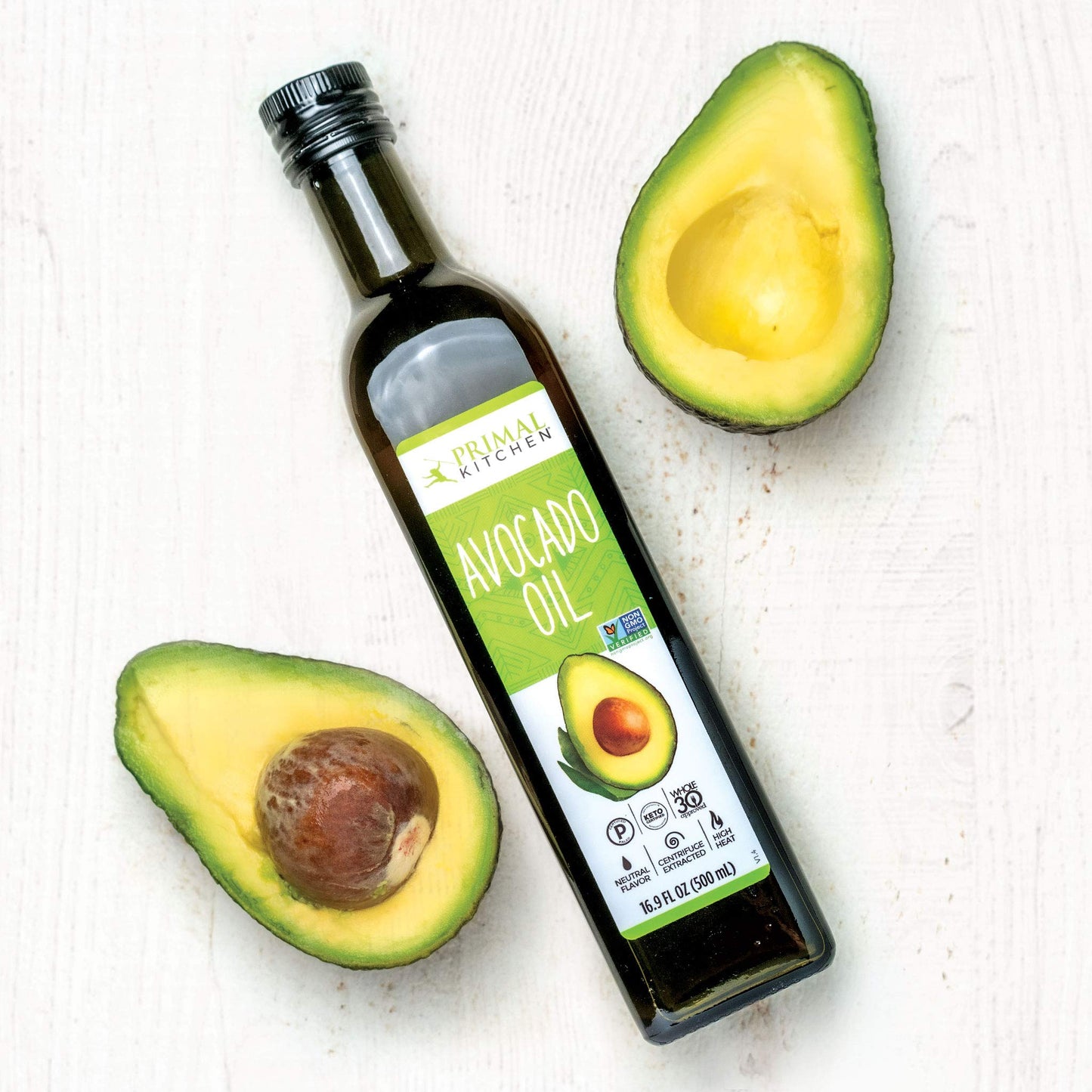 Primal Kitchen Avocado Oil, Whole30 Approved, Paleo & Keto Certified, 16.9 Fl Oz, Pack of 2