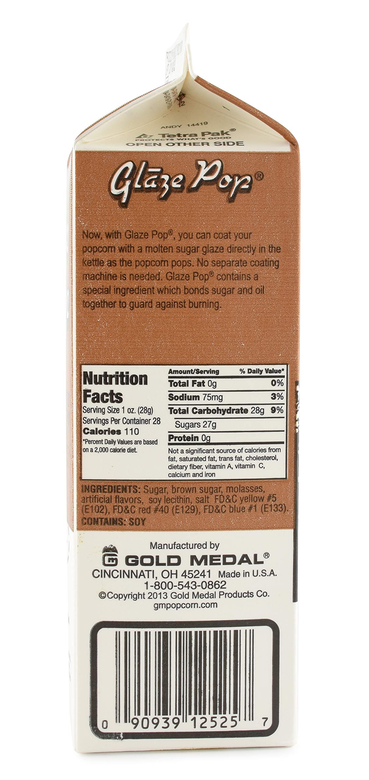 Wabash Valley Farms Gold Medal Frosted Caramel Popcorn Glaze Mix 28 oz Pack