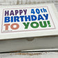 Retro Candy Yum Happy 40Th Birthday To You For 40 Year Old Man Or Woman - Classic Nostalgic Candy Assortment Gift Box Jr