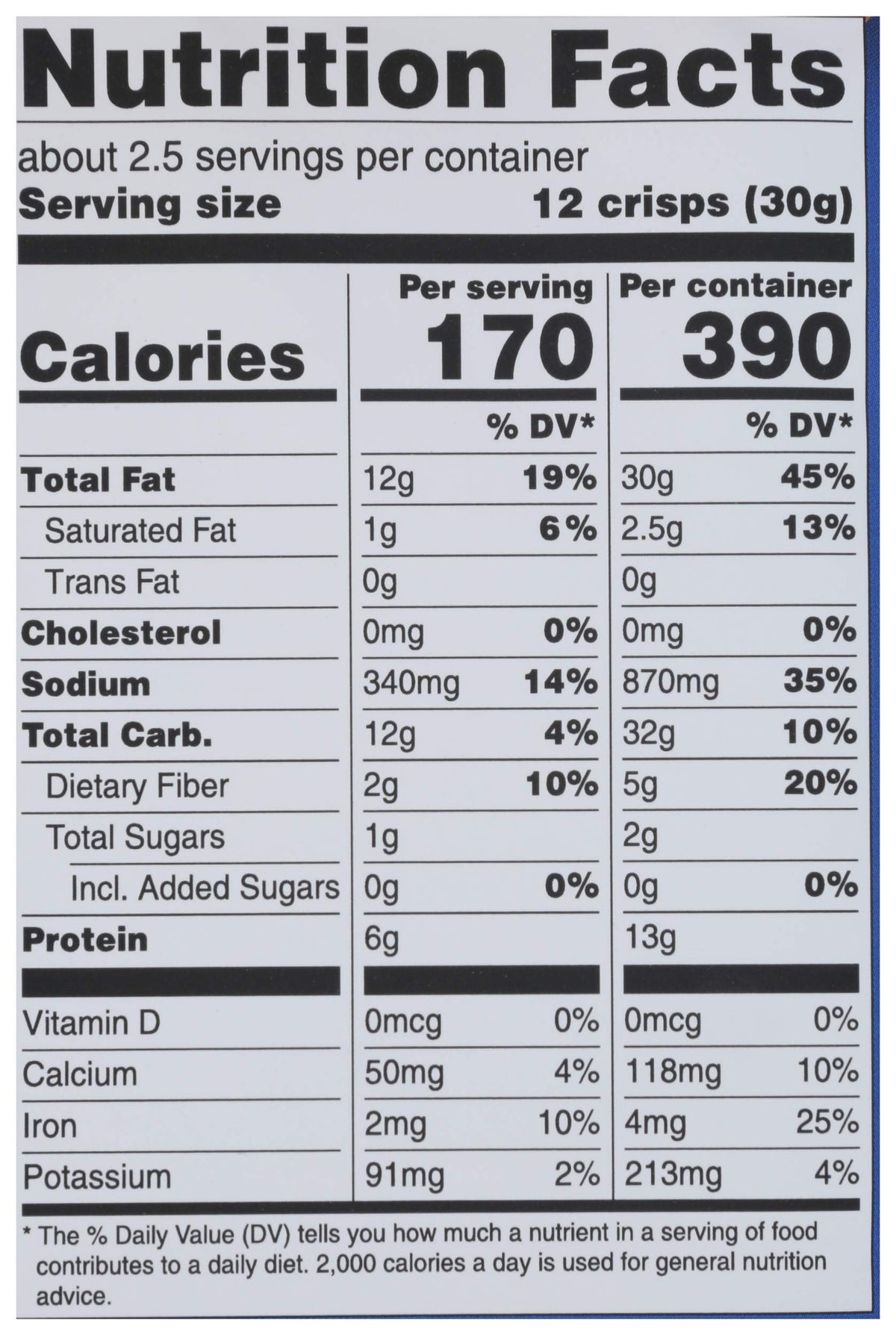 Hippie Snacks Sea Salt Almond Crisps 2.5 Oz