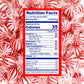 Peppermint Hard Candy 5 Pound Bulk Jumbo Peppermint Candy Balls  Approx 250 Individually Wrapped Mint Balls for Office Bowls  Christmas Candy Jars  and Holiday Party Favors