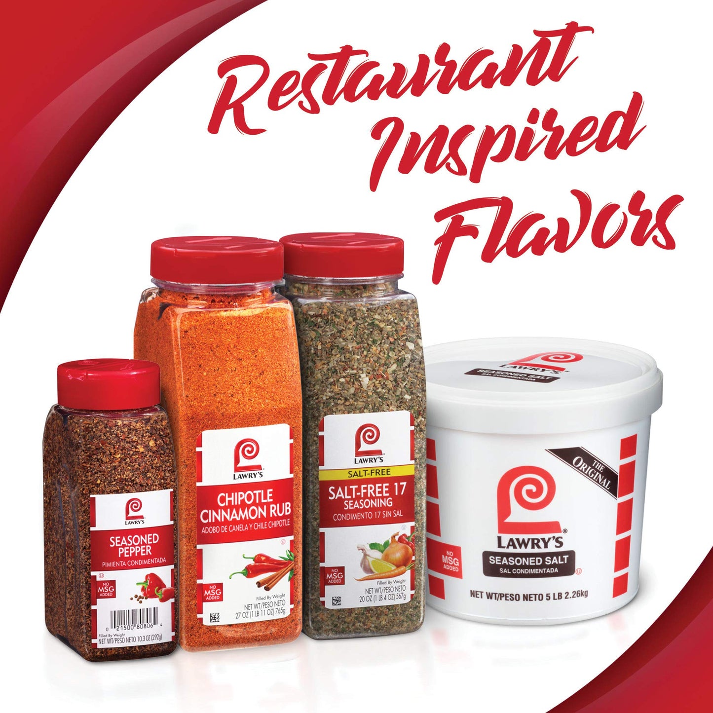 Lawrys Garlic Salt with Parsley Seasoning, 28 oz - Coarse Grind for Beef, Poultry, Stir-Fry, and Pasta