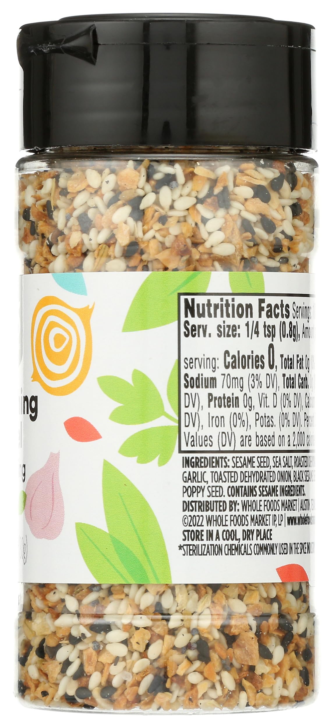 365 by Whole Foods Market, Everything Bagel Seasoning, 2.85 Ounce