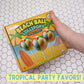 Beach Ball Lollipops, Individually Wrapped Blue Raspberry Suckers, Tropical Party Favors, 24 Count, 10.16 Ounces