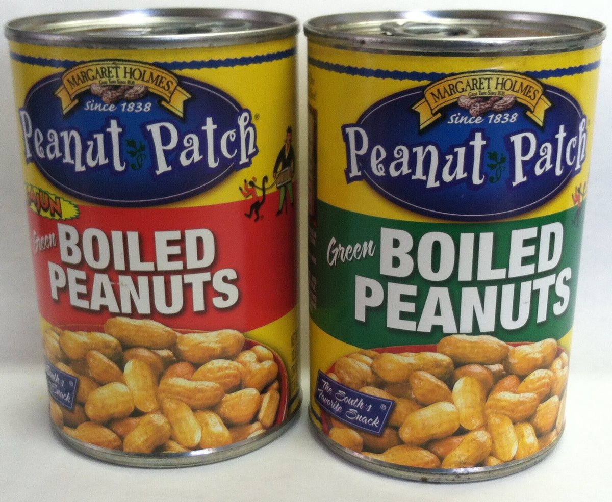 Peanut Patch Green Boiled Peanuts and Cajun Green Boiled Peanuts and 1 Each -13.5 Floz. Cans