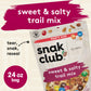 Snak Club Sweet and Salty Trail Mix with Peanuts, Butter Toffee Peanuts, M&MS Chocolate Candies, Toasted Corn, Honey Sesame Sti