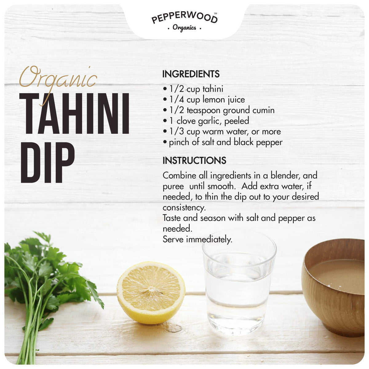 Organic Whole Sesame Tahini Paste - Unhulled & Stone-Ground - Silky Smooth Texture in Hummus, Dips, Dressings - Unsalted, Nut-Fr