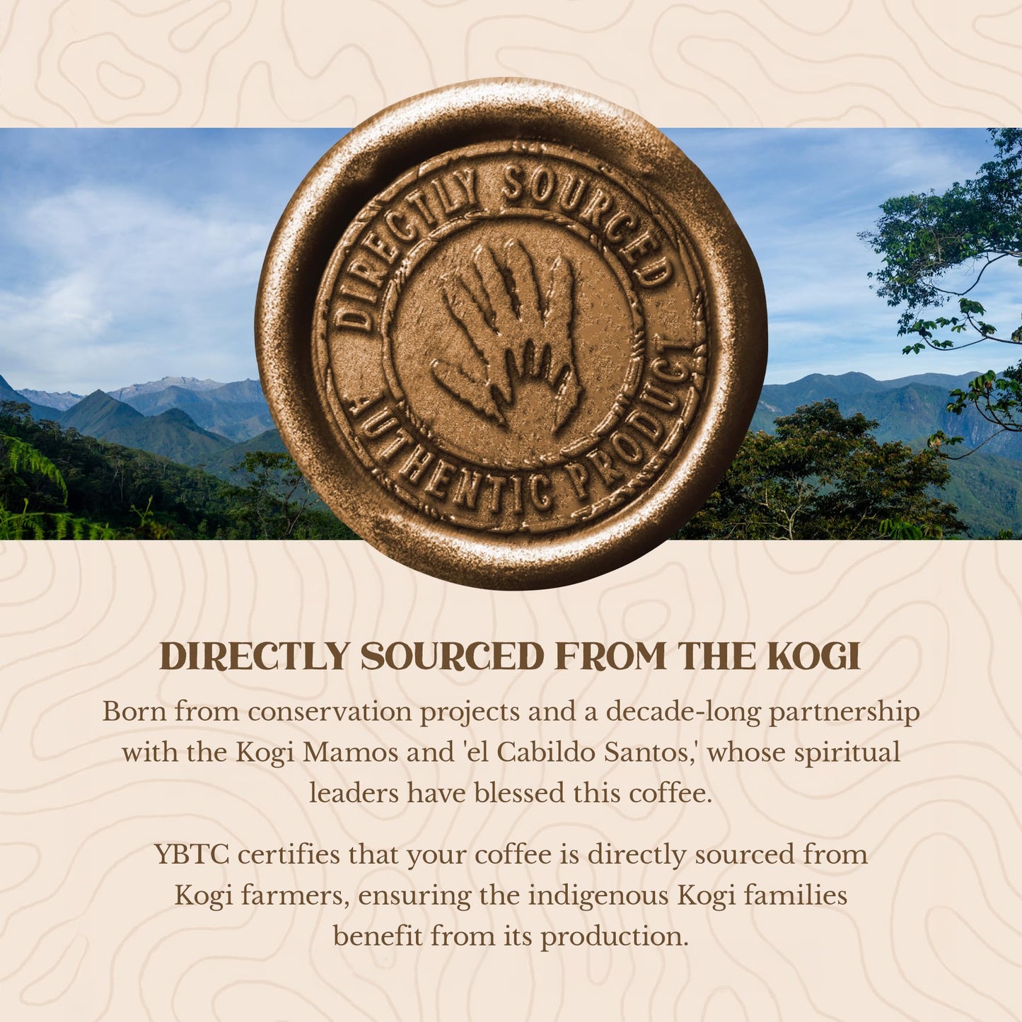 The Younger Brothers Trading Co. Kogi Coffee - Ethically Sourced Colombian Whole Bean Espresso Roast, 35.2 oz
