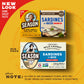 Season Sardines in Water - No Salt Added, Wild Caught, 22g of Protein, Keto Snacks, More Omega 3 s Than Tuna, Kosher, High in C