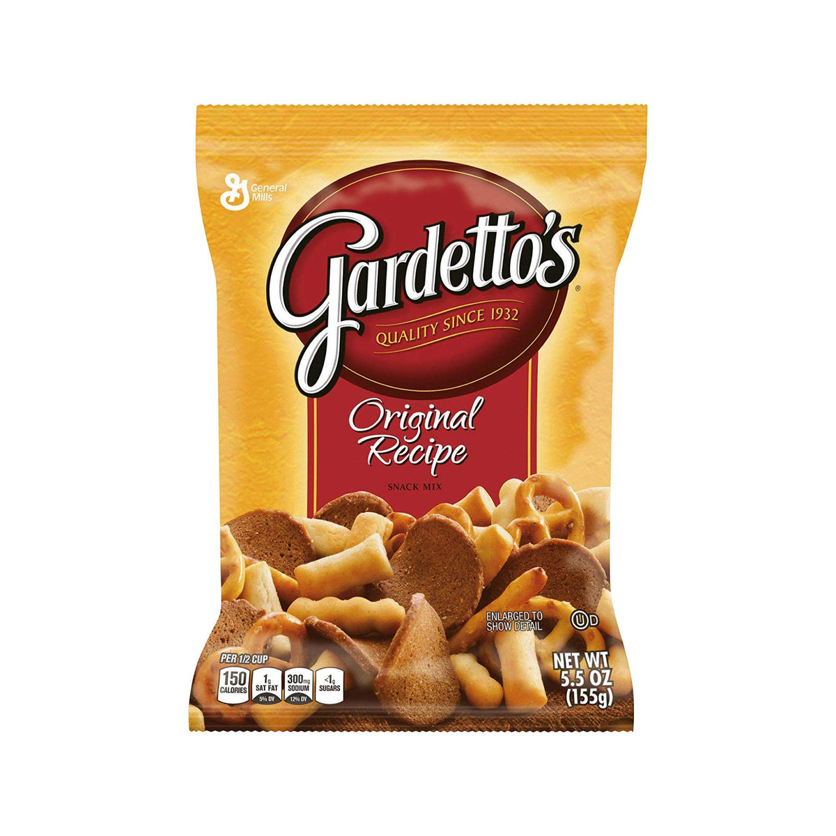 Gardetto'S Original Recipe Snack Mix, 5.5 Oz (Pack Of 7)