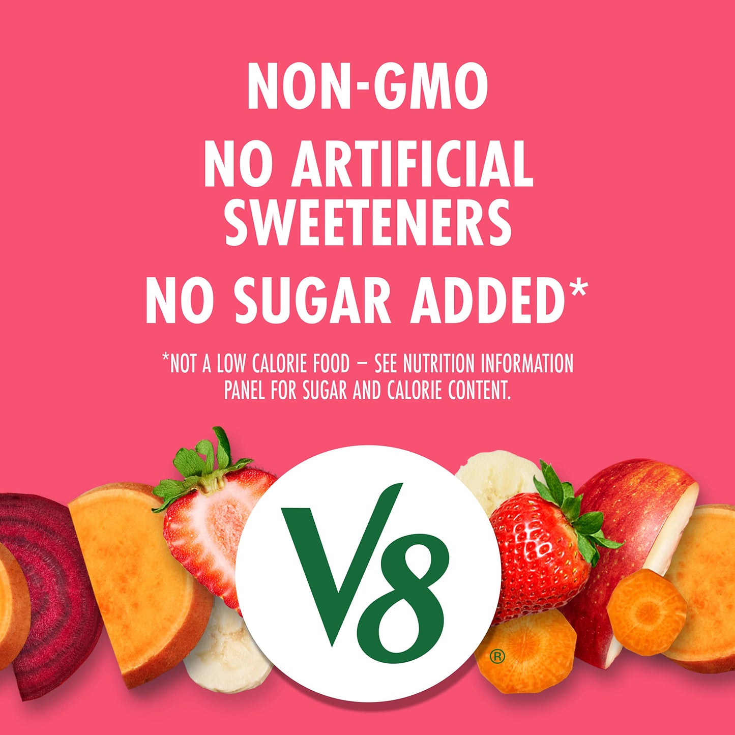 V8 Blends 100% Juice Strawberry Banana Juice, 46 fl oz Bottle (Case of 6)