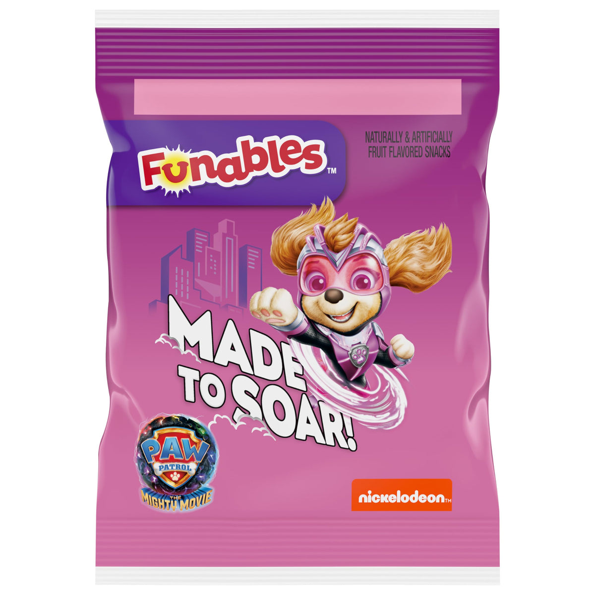 Funables Fruit Snacks, Paw Patrol Shaped Fruit Flavored Snacks, 0.8 Ounce Pouches (Pack of 30)