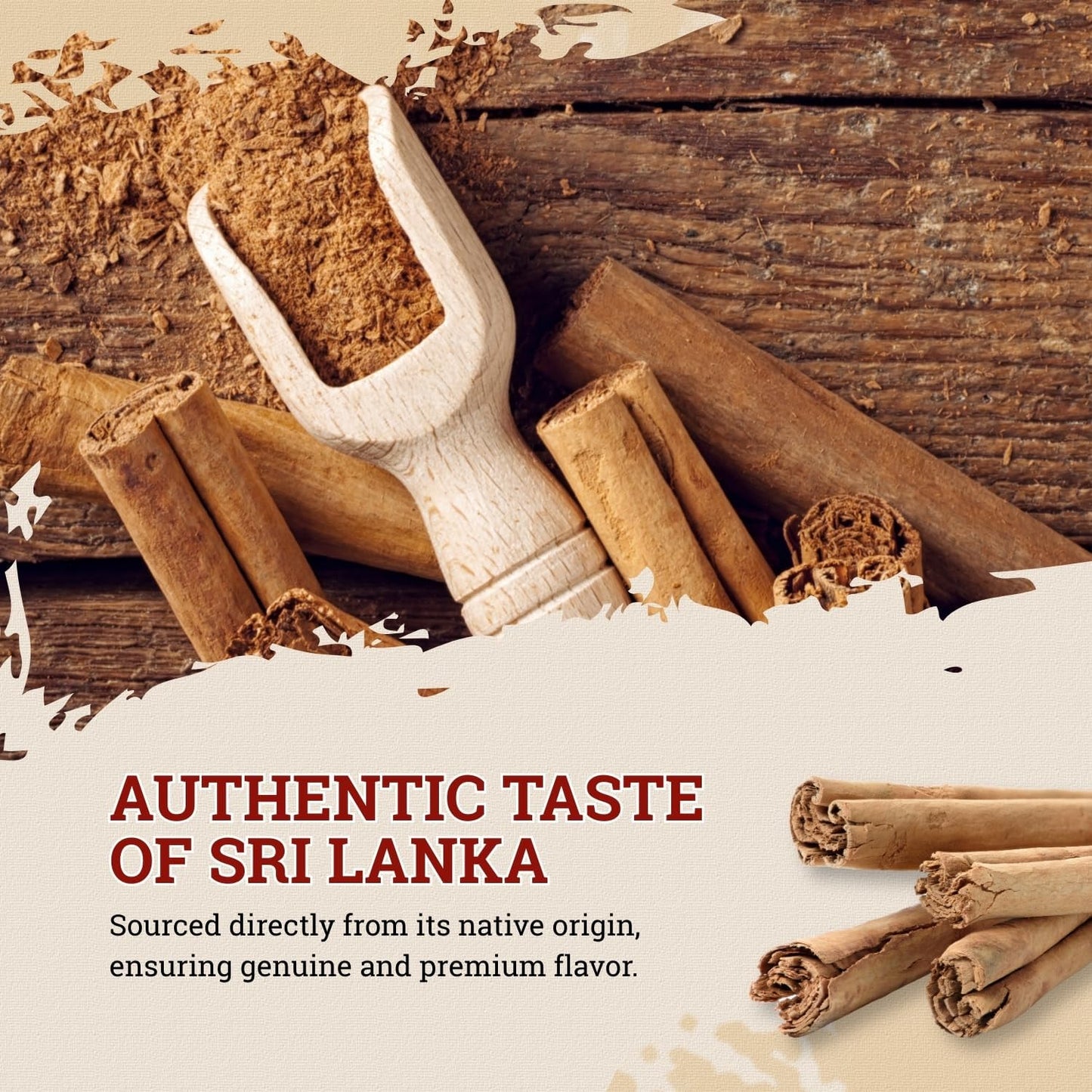 52USA Organic Ceylon Cinnamon Powder  8oz Resealable Bag | True Cinnamon from Sri Lanka  Non-GMO  Gluten-Free  Freshly Ground for Baking  Cooking & Beverages