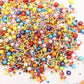 Edible Rainbow Sprinkles Candy Baking Edible Cake Decorations Cupcake Toppers 120G/ 4.2Oz