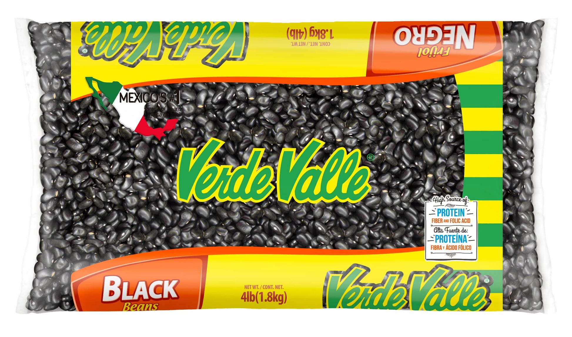 Verde Valle Black Beans 4lb (Pack of 1)