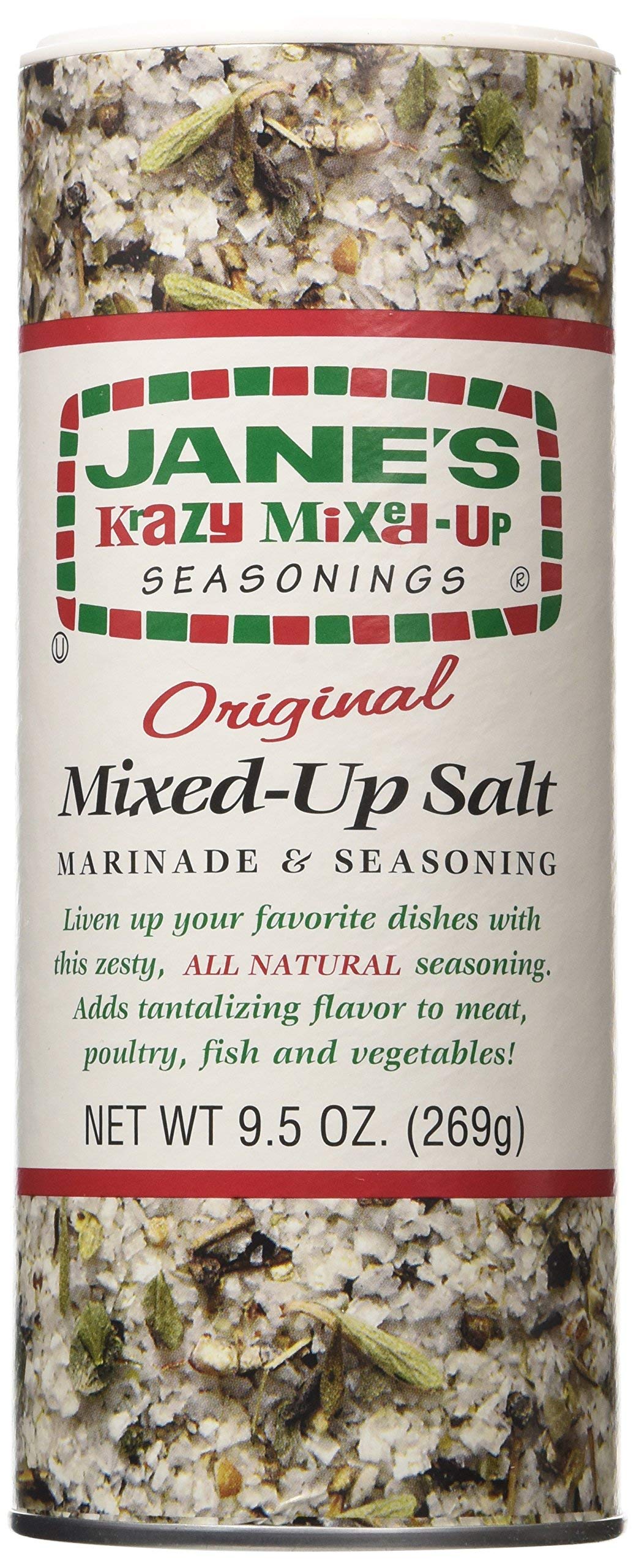 Jane s Krazy Mixed-Up Original Salt Blend, 9.5 Ounce (Pack of 2)