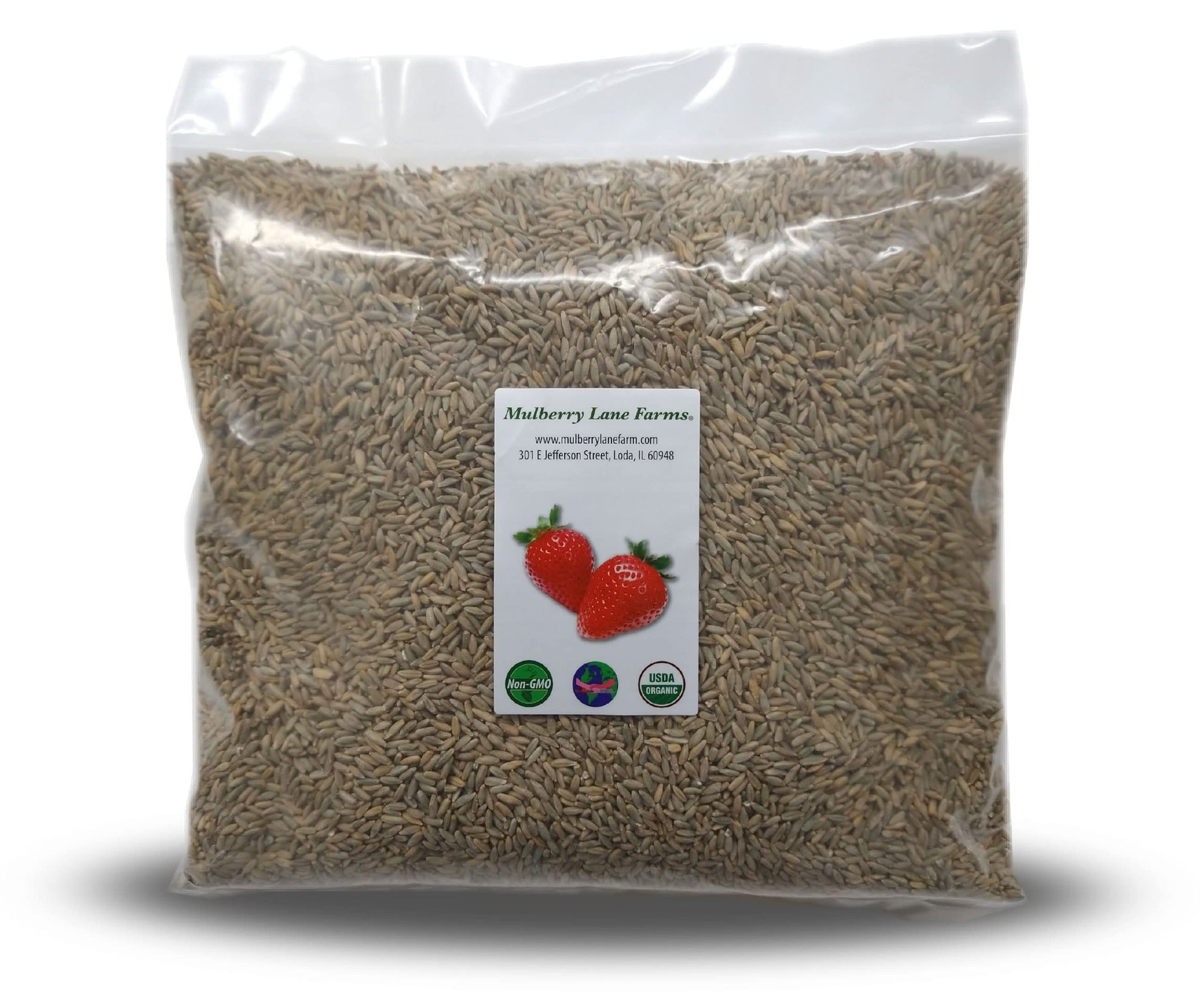Rye Berries, 5 Pounds USDA Certified Organic, Non-GMO Bulk, Product of USA, Mulberry Lane Farms