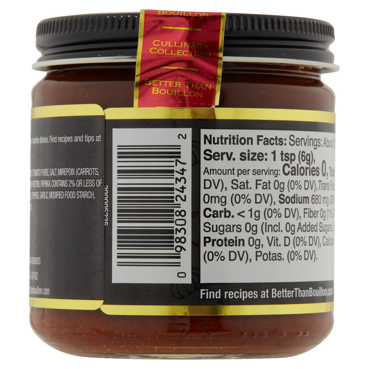 Better Than Bouillon Culinary Collection Base, Sofrito Base, Contains 38 Servings Per Jar, 8-Ounce Glass Jar (Pack Of 1)