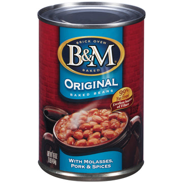 B&M Baked Beans, Original Flavor, 16 Ounce (Pack Of 12)