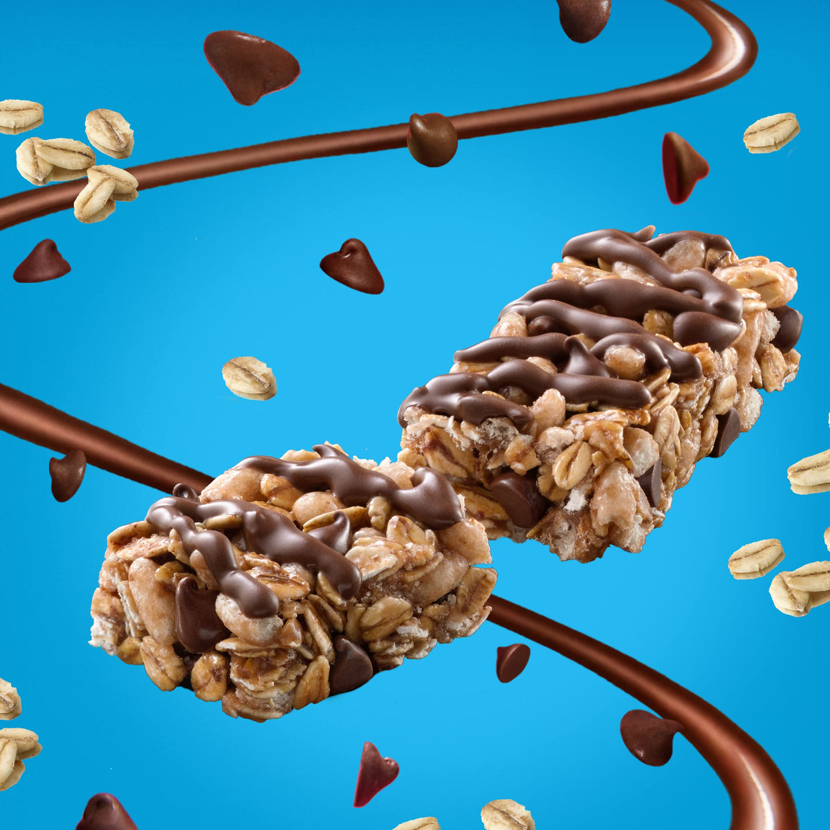 Fiber One Chewy Bars, Oats & Chocolate, Fiber Snacks, 14.1 Oz, 10 Ct