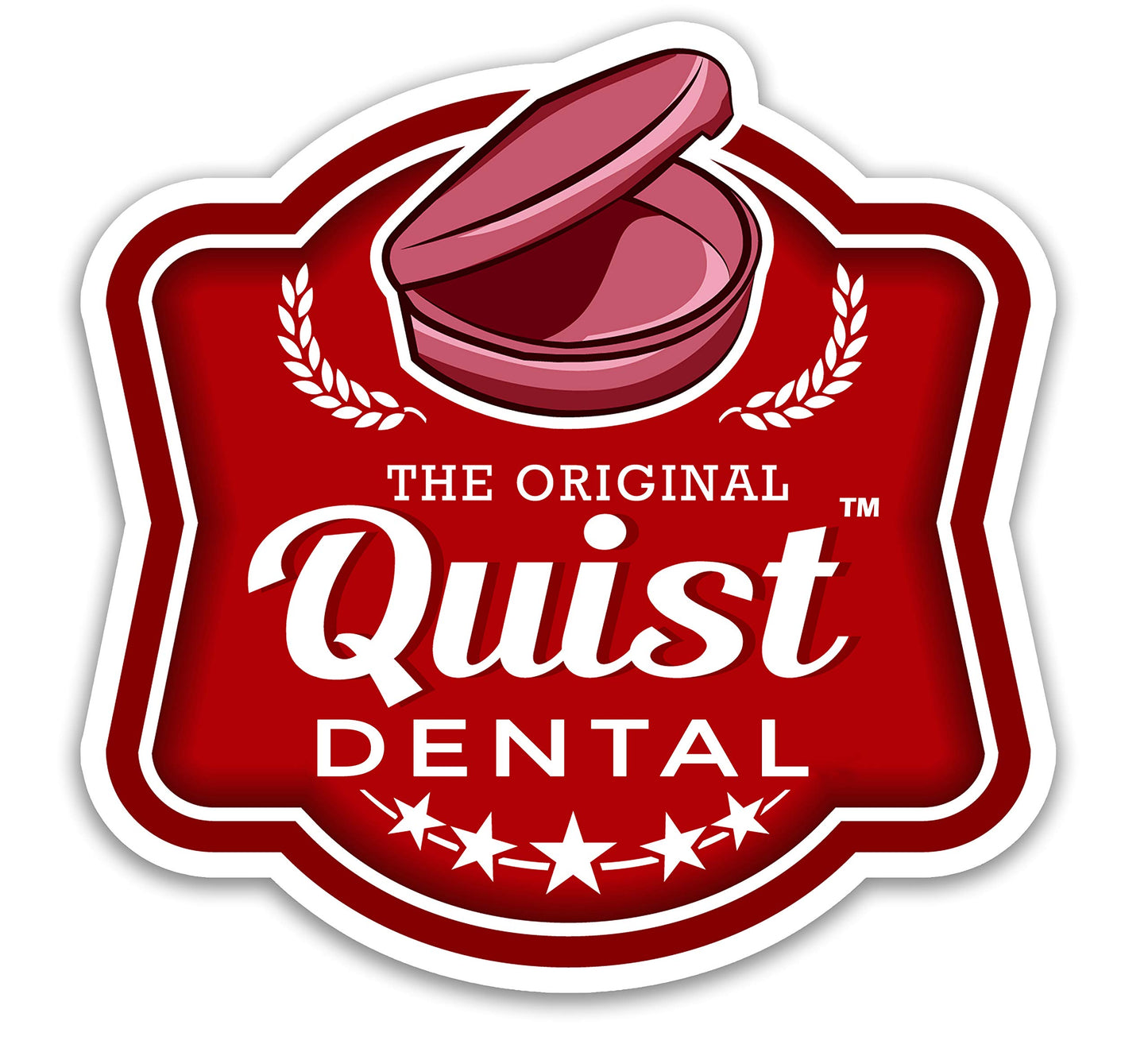 Quist (Tm) Orthodontic Retainer Case (Orange)